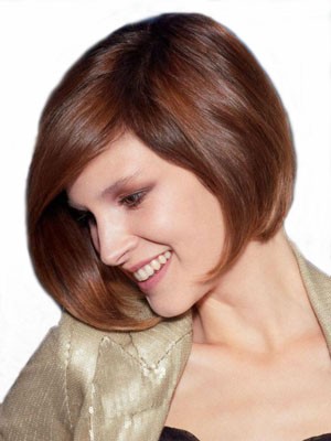 Stunning Human Hair Straight Lace Front Wig