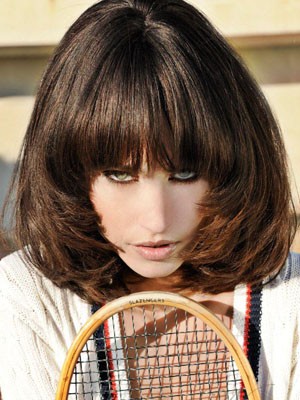 Luxury Medium Length Straight Capless Human Hair Wig