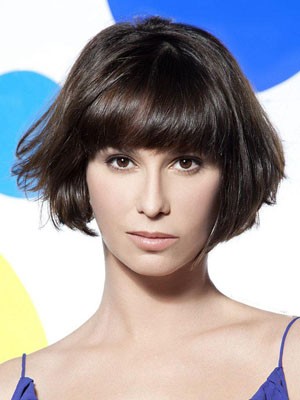 Impressive Short Length Straight Capless Human Hair Wig