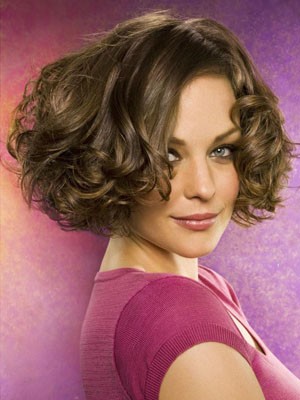 Pretty Short Lace Front Wavy Human Hair Wig