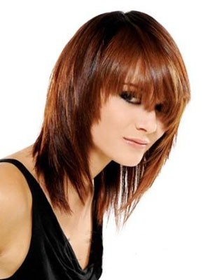 Most Popular Medium Straight Capless Human Hair Wig