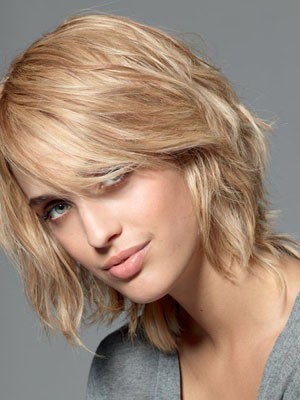 Pretty Human Hair Straight Lace Front Wig