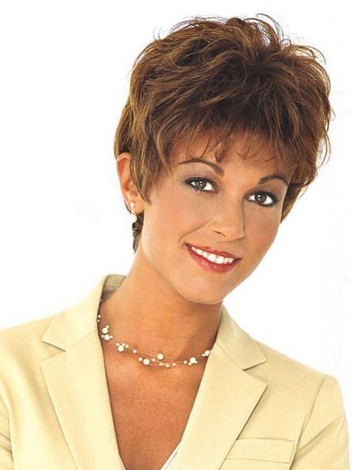 Polished Short Wavy Full Lace Human Hair Wig