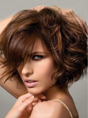 Amazing Capless Wavy Human Hair Wig