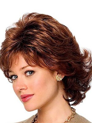 Wonderful Capless Human Hair Wavy Wig