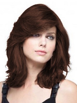 Stunning Style Human Hair Lace Front Womens Wig