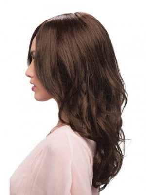 Attractive Human Hair Wavy Capless Wig