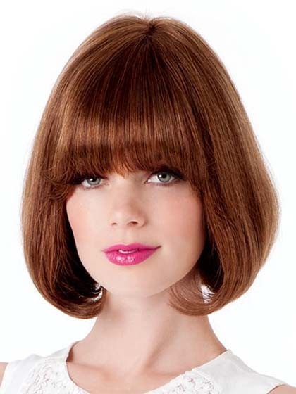 Luxury Bob Style Straight Human Hair Wig