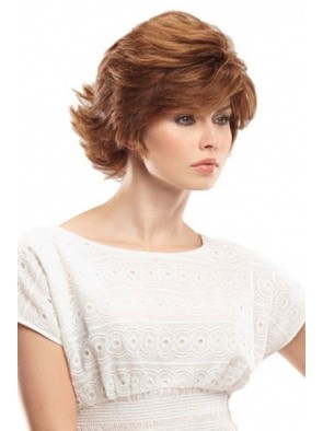 Marvelous Human Hair Wavy Capless Wig