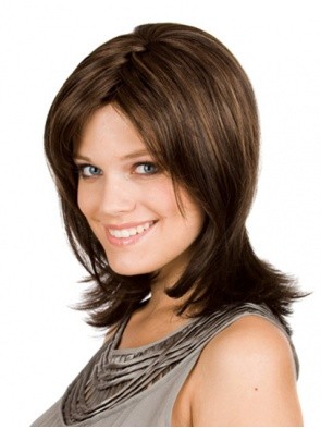 Dazzling Capless Human Hair Straight Wig