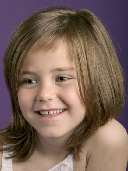 Medium Lace Front Fashionable Kids Wig