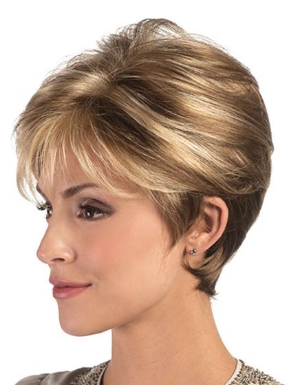 Charming Layered Top Lace Wig For Woman