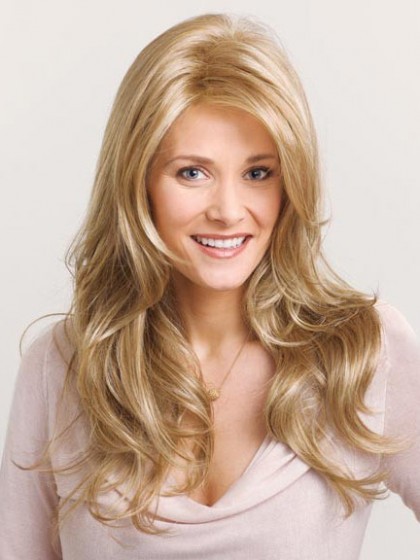 Long Wavy Synthetic Charming Lace Front Wig For Woman