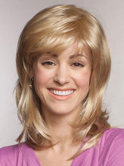 Lace Front Heat Friendly Synthetic Straight Wig For Woman