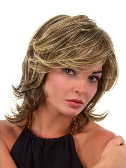 Stunning Synthetic Front Lace Wavy Wig For Woman