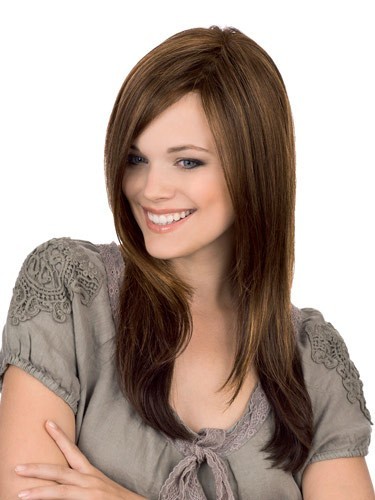 Long Straight Human Hair Full Lace Wig For Woman