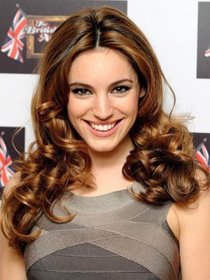 Fashionable Lace Front Synthetic Wavy Wig