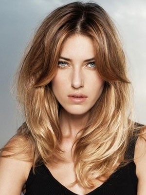 Elaborately Lace Front Synthetic Straight Wig