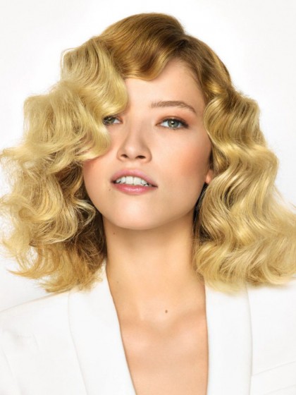 Marvelous Lace Front Wavy Human Hair Wig