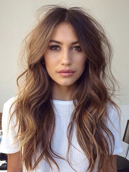 Flattering Human Hair Wavy Lace Front Wig