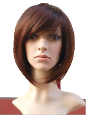 Cute Straight Bob Full Lace Wig For Woman