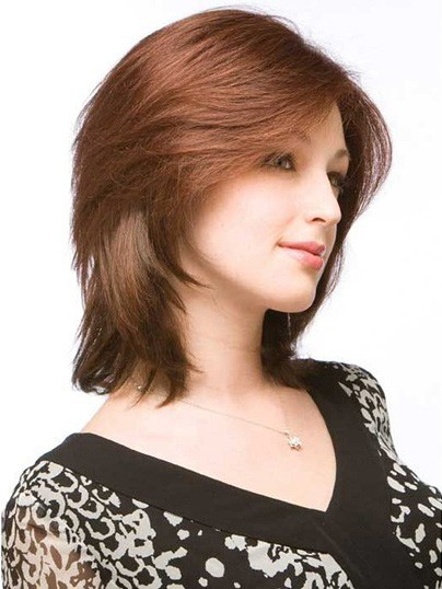 Admirable Straight Human Hair Lace Front Wig