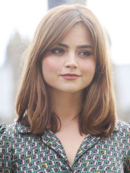 Attractive Remy Human Hair Straight Lace Front Wig
