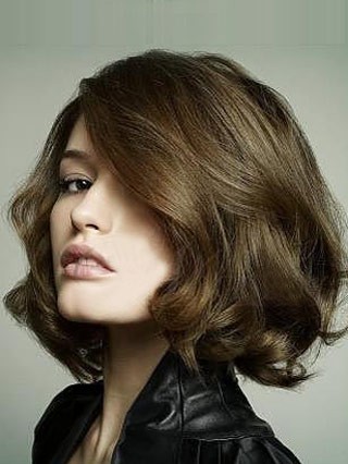 Hand Knotted Cute Bob Hairstyle Lace Wig For Woman