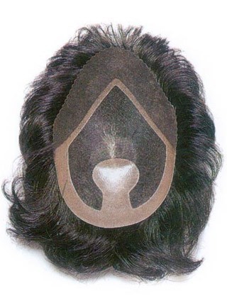 Stephen Hand-Tied Full Lace Toupee With Pu Tape