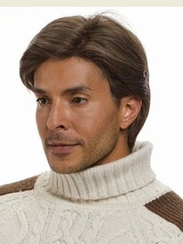 Classic Full Lace Human Hair Mens Wig