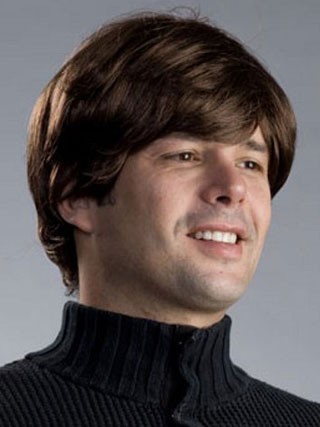 Beatles George Harrison Style Synthetic Mens Wig
