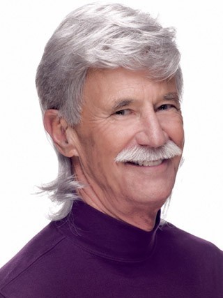 Handsome Synthetic Capless Mens Wig