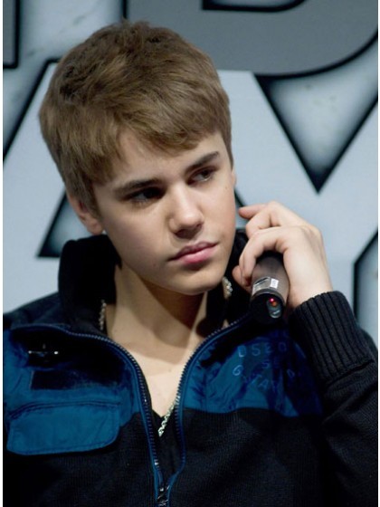 100% Capless Bieber's Hair Style Mens Wig
