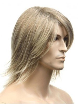 Amazing 10 Inch Medium Capless Mens Wig