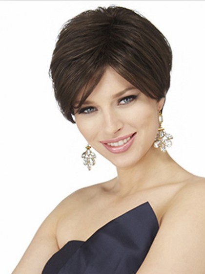 Attractive Straight Lace Front Synthetic Wig