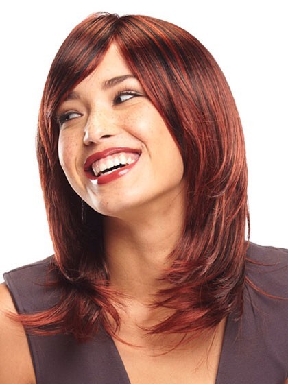 Good Looking Spunky Front Lace Synthetic Wig