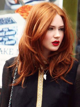 Glamorous Lace Front Wavy Synthetic Wig