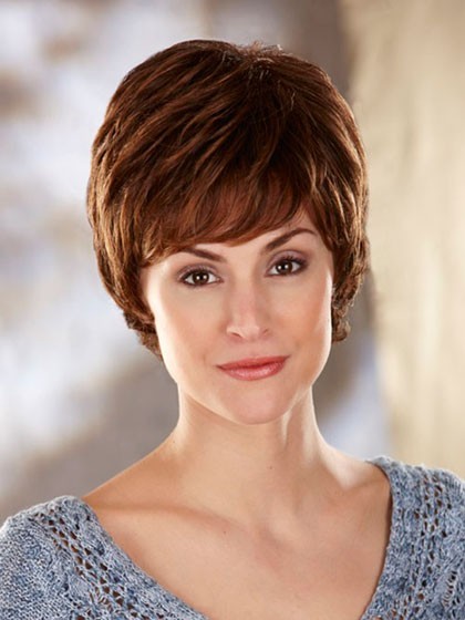 Chic Loosely Waved Layers Short Synthetic Wig