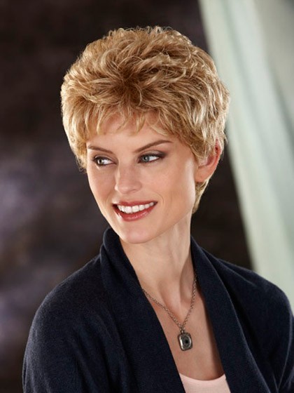 Fashionable Slightly Waves Short Synthetic Wig