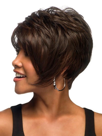 Adorable Synthetic Short Pixie Bob Wig