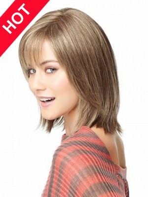 Romantic Synthetic Top Straight Wig