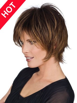 Short Synthetic Cheap Straight Wig