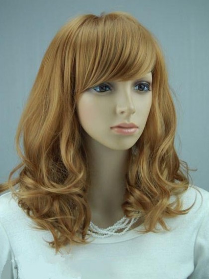 Elegant Wavy Synthetic Capless Wig