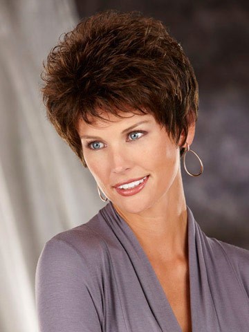 Classic Synthetic Wig with Spiky Texture
