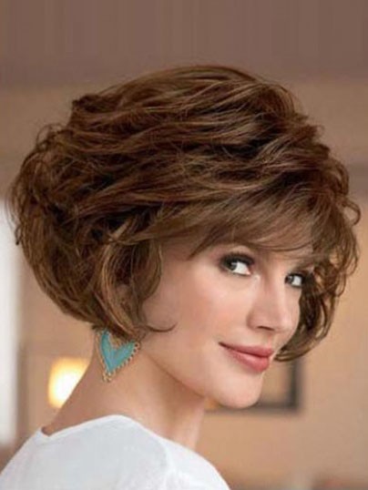 2018 New Style Wavy Look With Textured Synthetic Wig