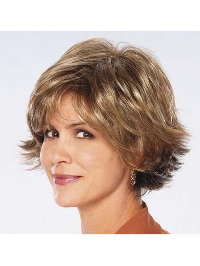 Good Looking Dramatic Sweep Synthetic Wig