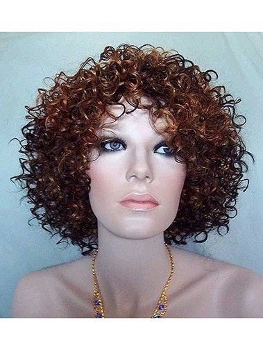 Polished Curly Synthetic Capless Wig for Woman