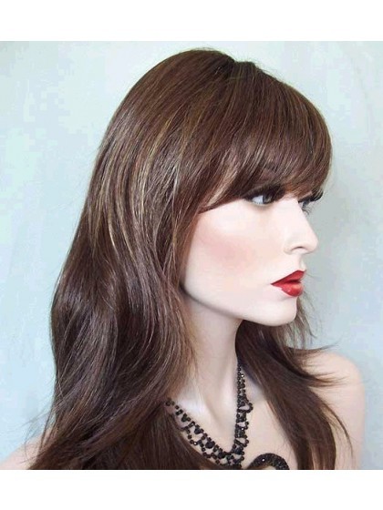 Nice Long Straight Synthetic Lace Front Wig