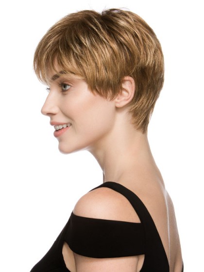 Elegant Straight Lace Front Monofilament Synthetic Wig