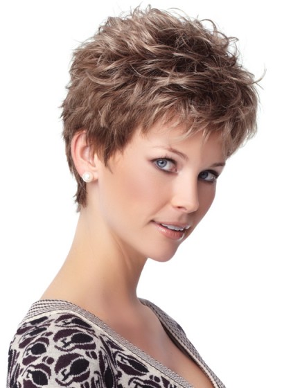 Romantic Short Capless Synthetic Wig